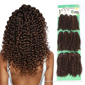 Synthetic Wholesale 30 Inch Highlighted Daniella Short Curly 40 Inch Ladies Water Weave With Closure Products For Quick Weaves